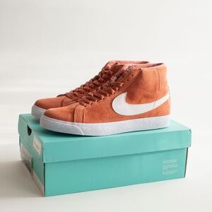 NIKE SB BLAZER ZOOM MID DUSTY PEACH 10.5 BRAND NEW